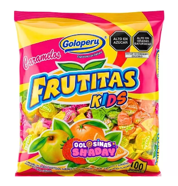 Caramelos Frutitas Kids x 100 UND